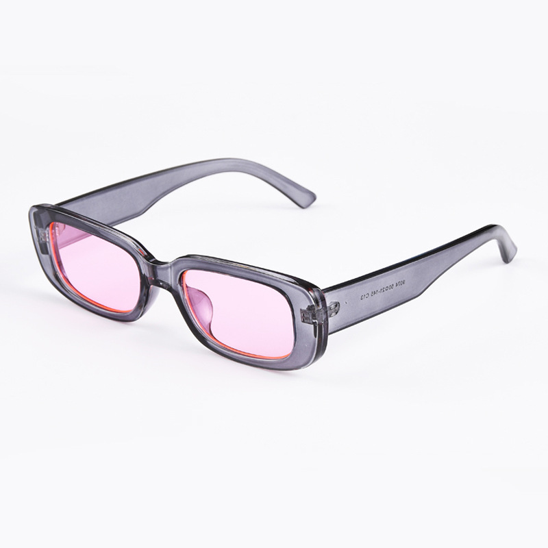 High Quality Fashion Plastic Retro Small Frame Sunglasses Rectangular Sunglasses