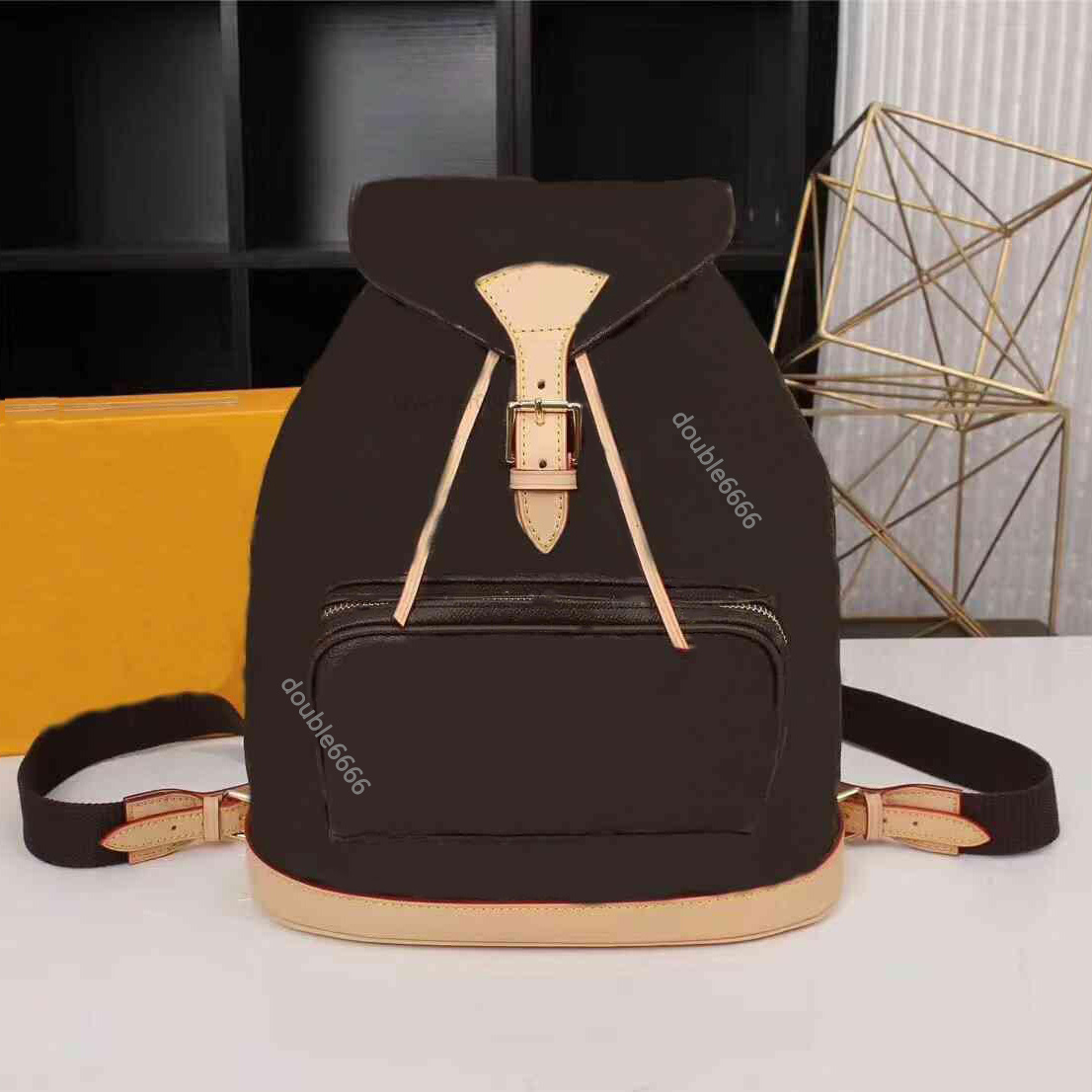 high quality Luxury Bags Women leathers backpack with Oxide skin Leather Totes MM/GM outdoor bag