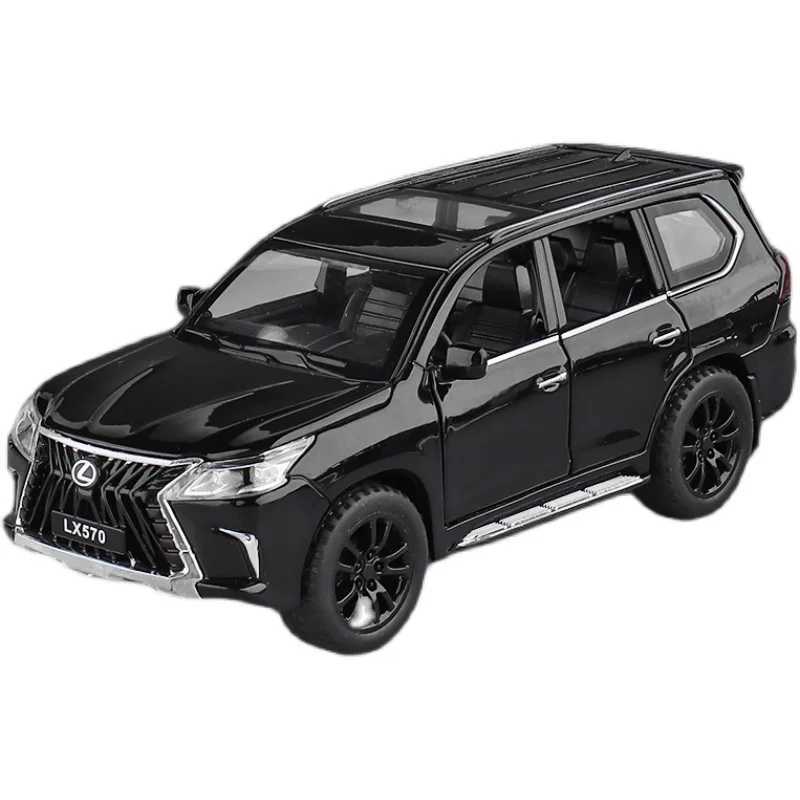 High Quality 1/32 Lexus LX570 SUV alloy car model die-casting simulation metal toy car model sound light series toy gift T241025