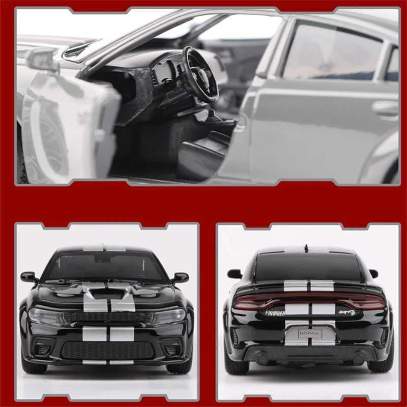 High Quality 1/36 Dodge Durango Charger Hellcat SRT Alloy Sports Car Model Die Casting Metal Simulation Toy Car Model Series Gift T241025