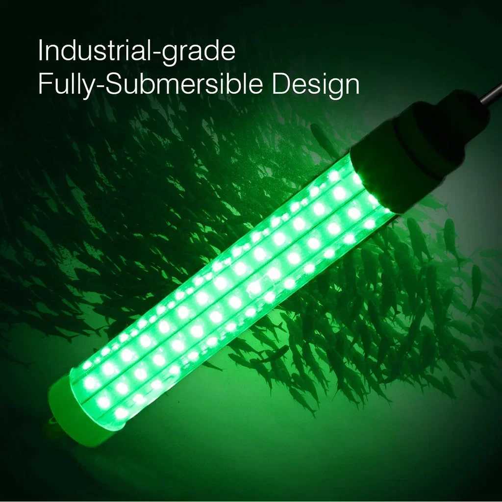 12V Fishing Light 126 2835SMD LED Underwater Submersible Fishing Light IP68 Lures Finder Lamp Attracts Prawns Squid Krill LightLX241026