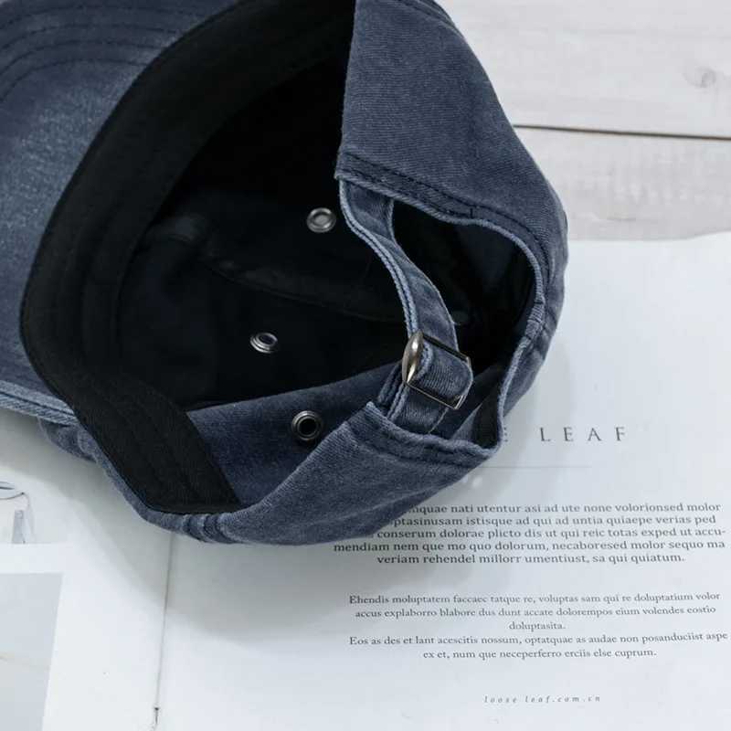 Washed baseball cap with cat ears snap cap gorilla outdoor sun hat unisex style X2501091