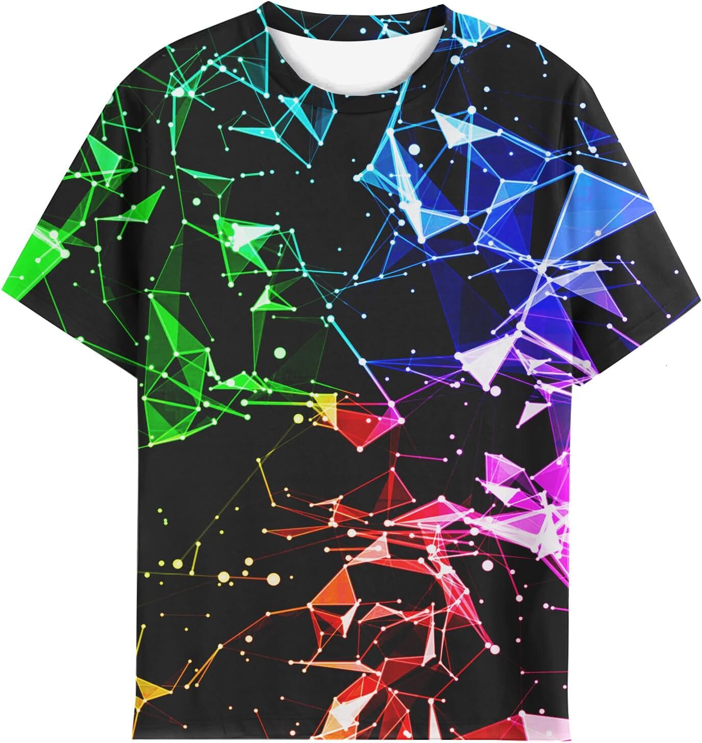 Mens T shirt 3D Printed Graphic Tees Shirts Crewneck Short Sleeve Casual tops summer clothes Cool pattern cool