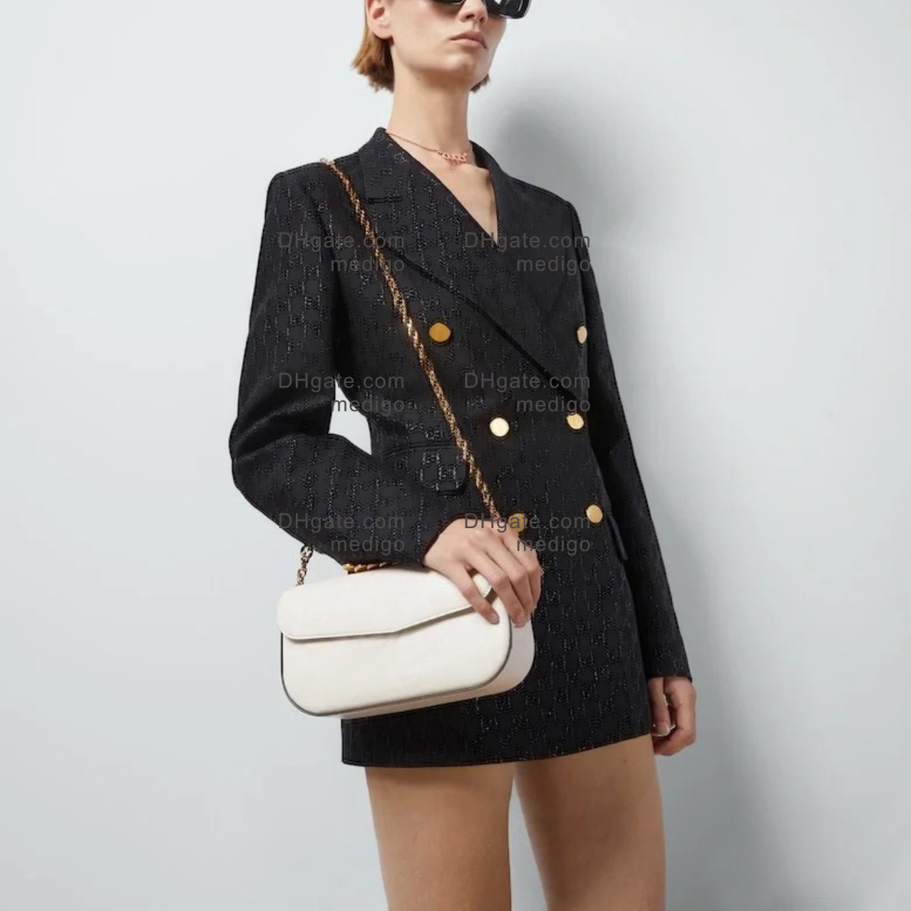 Medigo-779 Women's Suits & Blazers jacket coat styleinspo Spring New inspired fashions boutique Suit Pocket Decoration Cloth Button classic lette