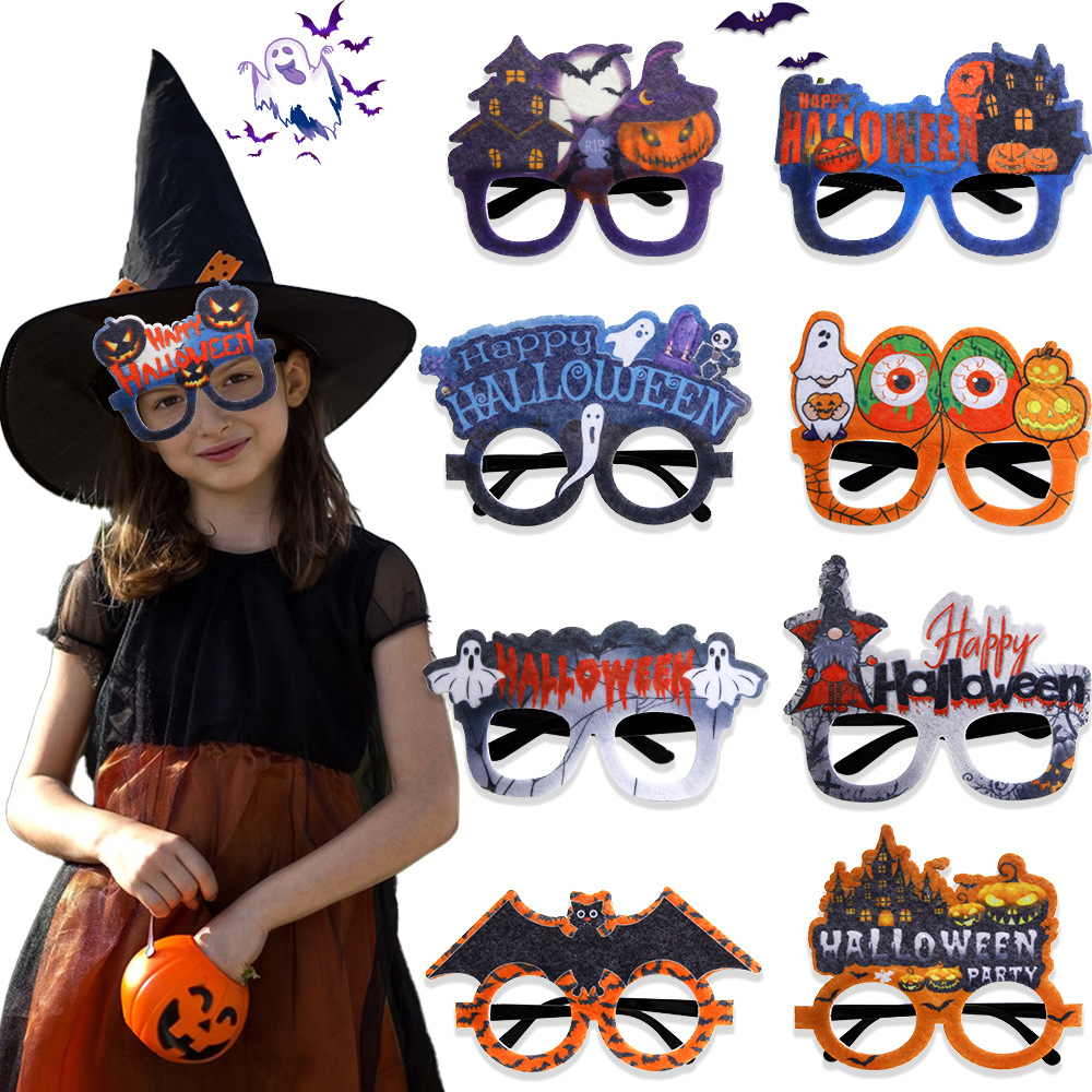 New Style Hot Sale Versatile Big Frame Personality Halloween Pumpkin Women Men Shades Vintage Sunglasses