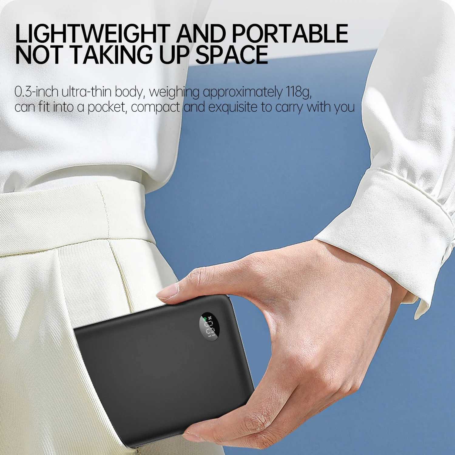 Hot Sale F19s 10000mAh 3-in-1 Magnetic Wireless Power Bank for iPhone PD20W Fast Charging for Watch Portable Spare Battery T241026