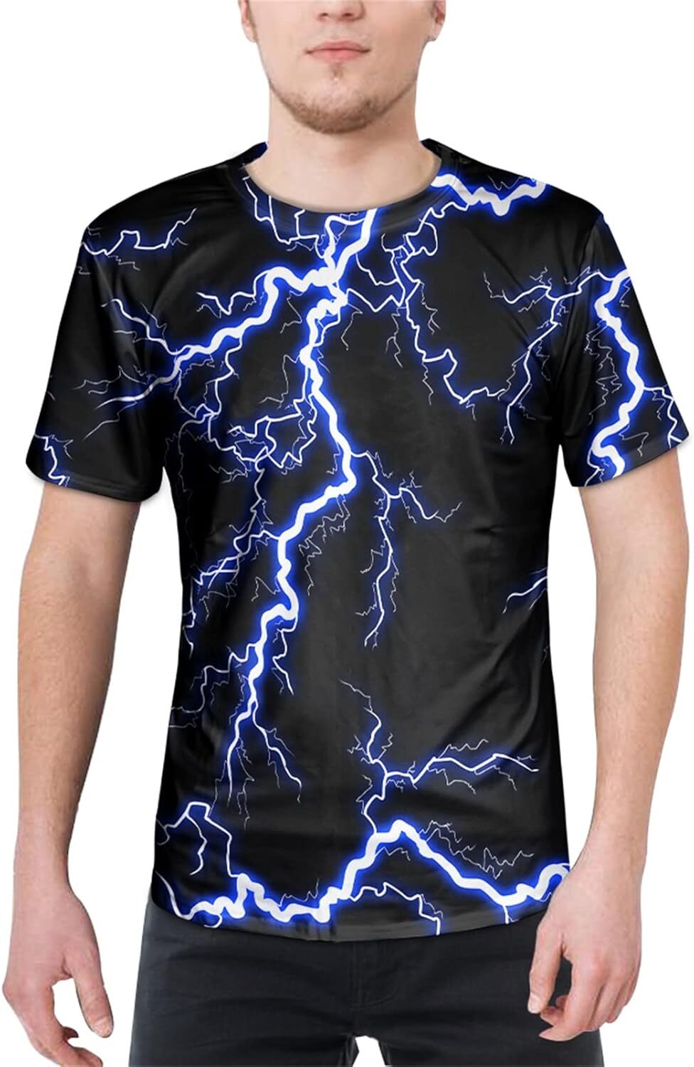 Mens T shirt Unisex 3D Graphic T-Shirt Colorful Design Crewneck Digital Tee for Young tee Casual tops summer clothes Fashion patterns