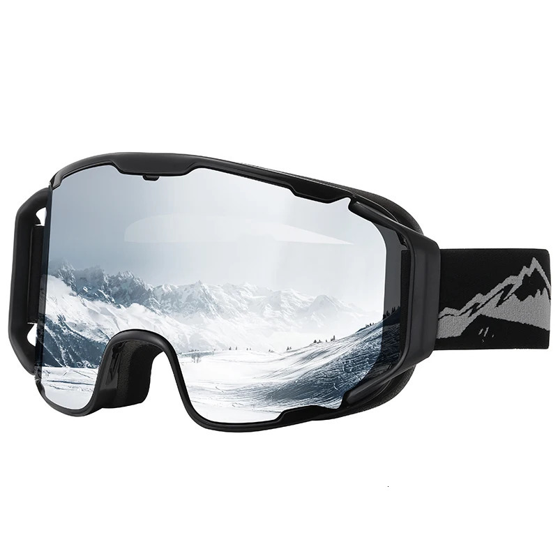 Double Layers Anti-fog Goggles Snowmobile Ski Mask Skiing Glasses Men Women Snow Googles Snowboard Sunglasses free Case