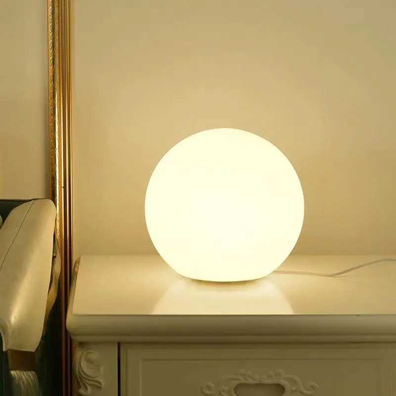 Decorative ball table lamp bed lamp girl Ins gift atmospheric lamp romantic warm childrens room table bedroom floor La M241025