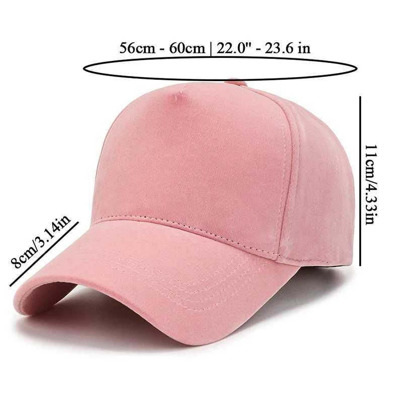 Golden Velvet Korean Hat Autumn Winter Outdoor Couple Hat Solid Color Sun Sunshade Hat Mens Baseball Hat Golf Hat X241026