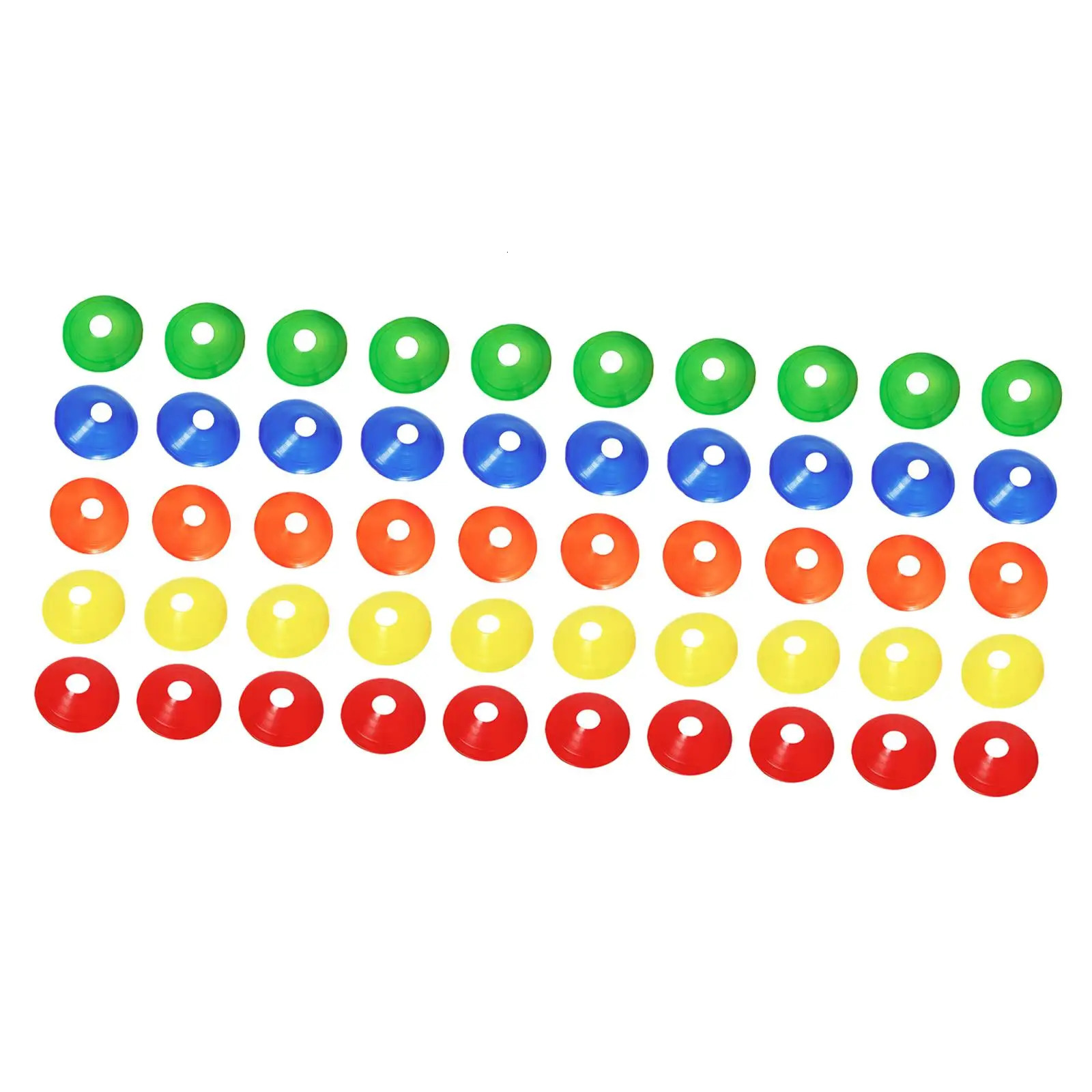 50 pieces/set of football cones flexible practice agile football garden training 241009
