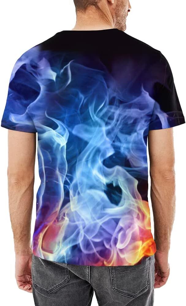Mens T shirt Unisex Stylish 3D Printed Shirts Short Sleeve Graphic for Men and Women tee Casual tops summer clothes Fashionable patterns and cool desi