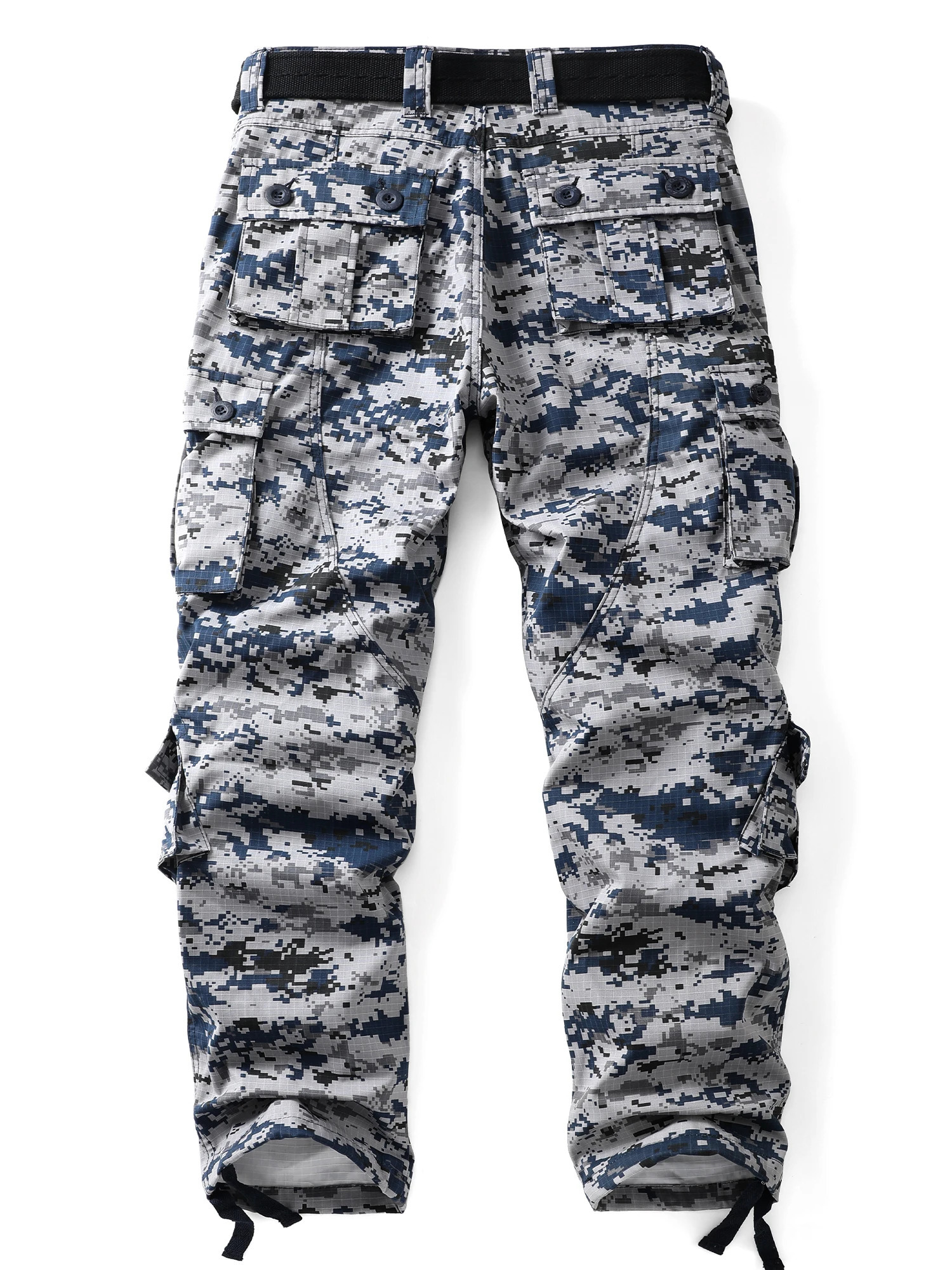 AKARMY Mens Cargo Pants Casual Camo Relaxed Fit Cotton Combat Camouflage Work with 8 Pockets Trousers Jogger 241021