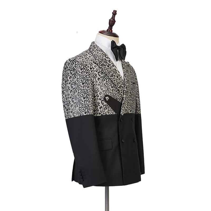 High Quality Fashion n Double Breasted Men Suits Costume Homme Wedding Prom Slim Fit Tuxedo Groom Wear 2 Pieces JacketPant 241025