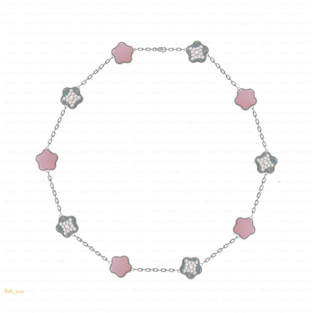 10 Wer Four Designer Luxury Jewelry Leaf Clover For Women Non Tarnish Stainless Steel Plated Gold Jewelry Woman Mother Of Pearl Initial Necklace Girl 