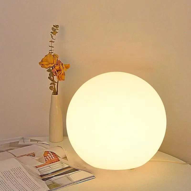 Decorative ball table lamp bed lamp girl Ins gift atmospheric lamp romantic warm childrens room table bedroom floor La M241025
