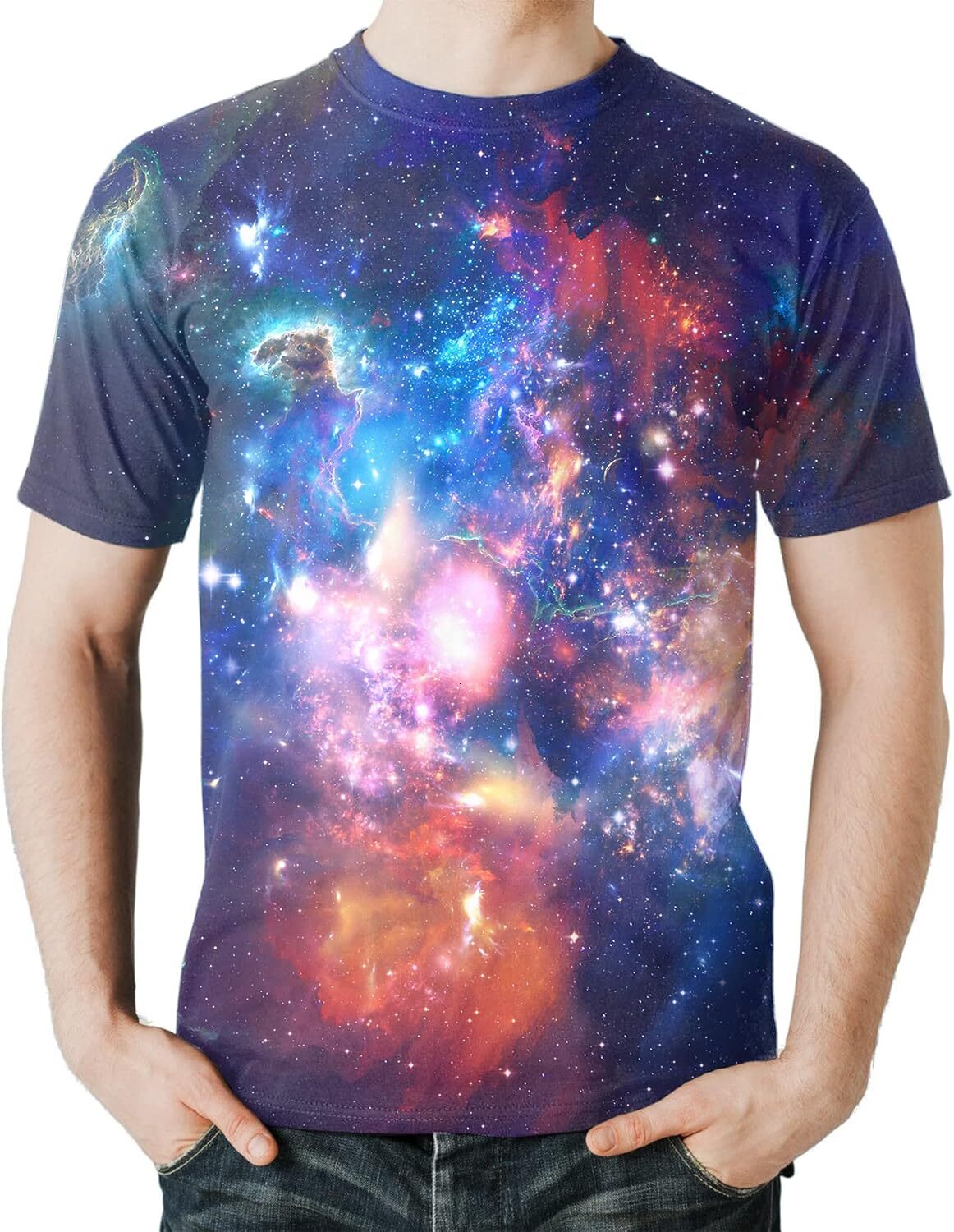 Mens T shirt Men's 3D Graphic Print Fashion T-Shirts for Adults Teens Novelty Casual Tee Casual tops summer clothes Fashionable and comfortable
