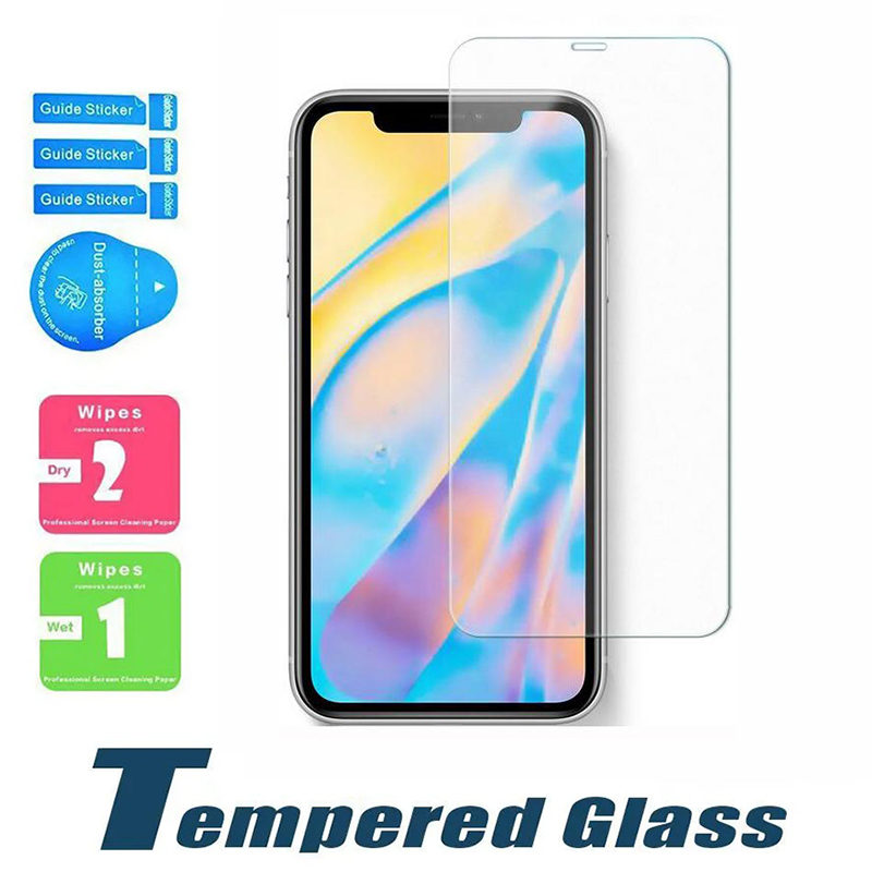 2.5D 9H Tempered Glass Screen Protector For iPhone 17 Air 16 15 14 13 12 11 Pro Max 8 Samsung S25 Edge S24 FE S23 S22 Plus S21 A34 A54 A05 A05S A06 A1