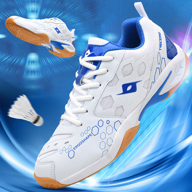 New professional badminton men, lightweight, shock-absorbing, breathable table tennis shoes, anti slip, wear-resistant training shoes for women
