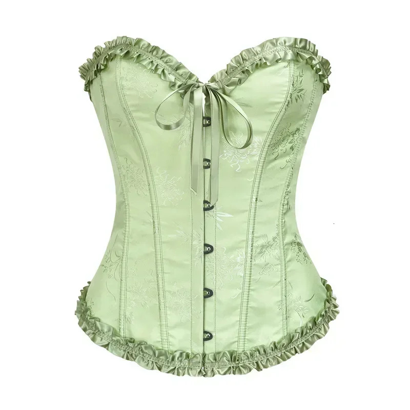 2025 New designer women s Victorian style tight corset plus size fashion with bone bust top sexy super chest retro low print small corset lace