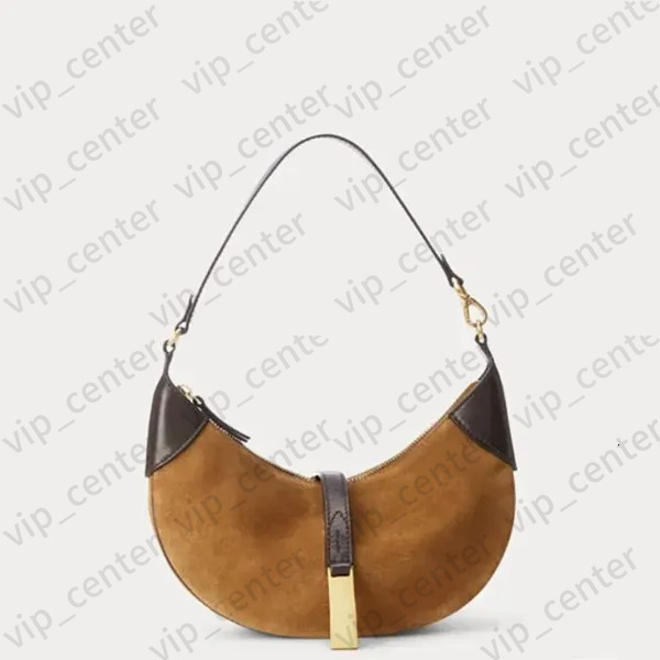 top quality cow leather designer bag pony luxury shoulder bag polo id bag hobo half moon womens tote bags fashion black saddle handbag gift 750