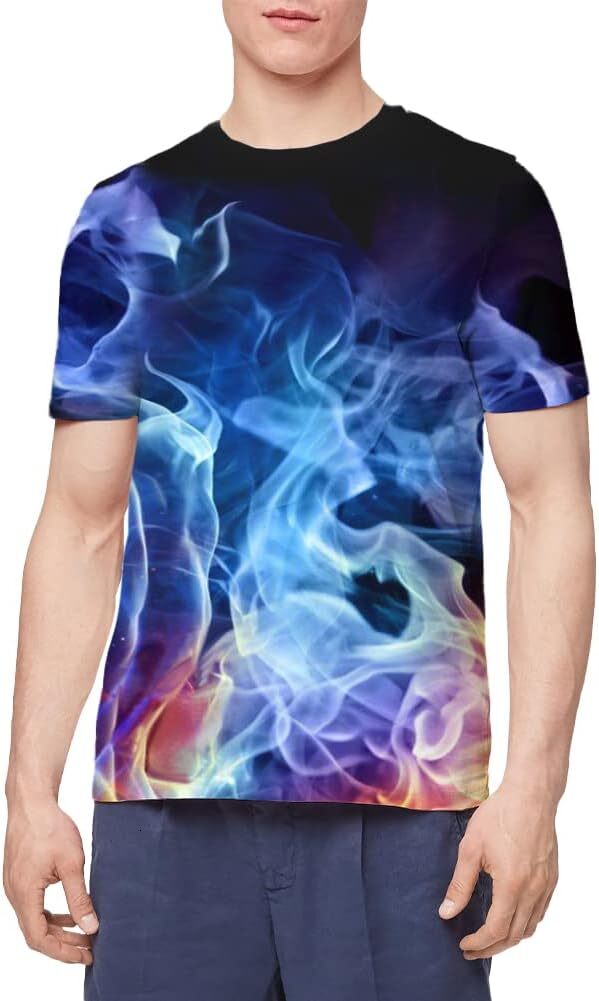 Mens T shirt Unisex Stylish 3D Printed Shirts Short Sleeve Graphic for Men and Women tee Casual tops summer clothes Fashionable patterns and cool desi