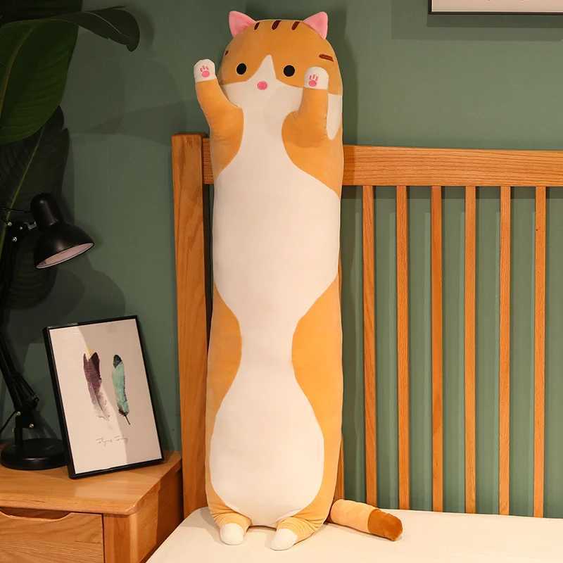 Kai toy stuffed animal plush doll four-color striped cat soft model boy and girl room decoration Free shipping