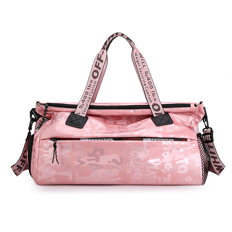 2025 New traveling bag designer women s travel portable nylon sportswear storage multifunctional dry Backpack wet separation carnival bag fashionable