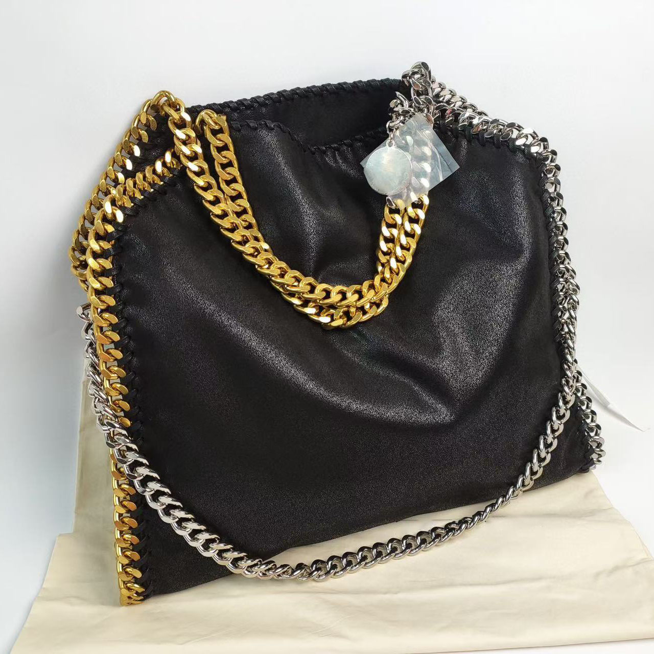 new falabella large tote bag women black luxury designer shopping chain bags wallet messenger handbags shoulder quality purses crossbody top quality