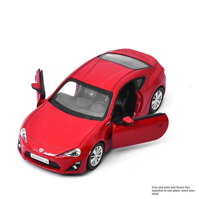 1/36 Toyota GT 86 alloy sports car model die-casting metal track racing car model simulation micro scale childrens toy gift M241025