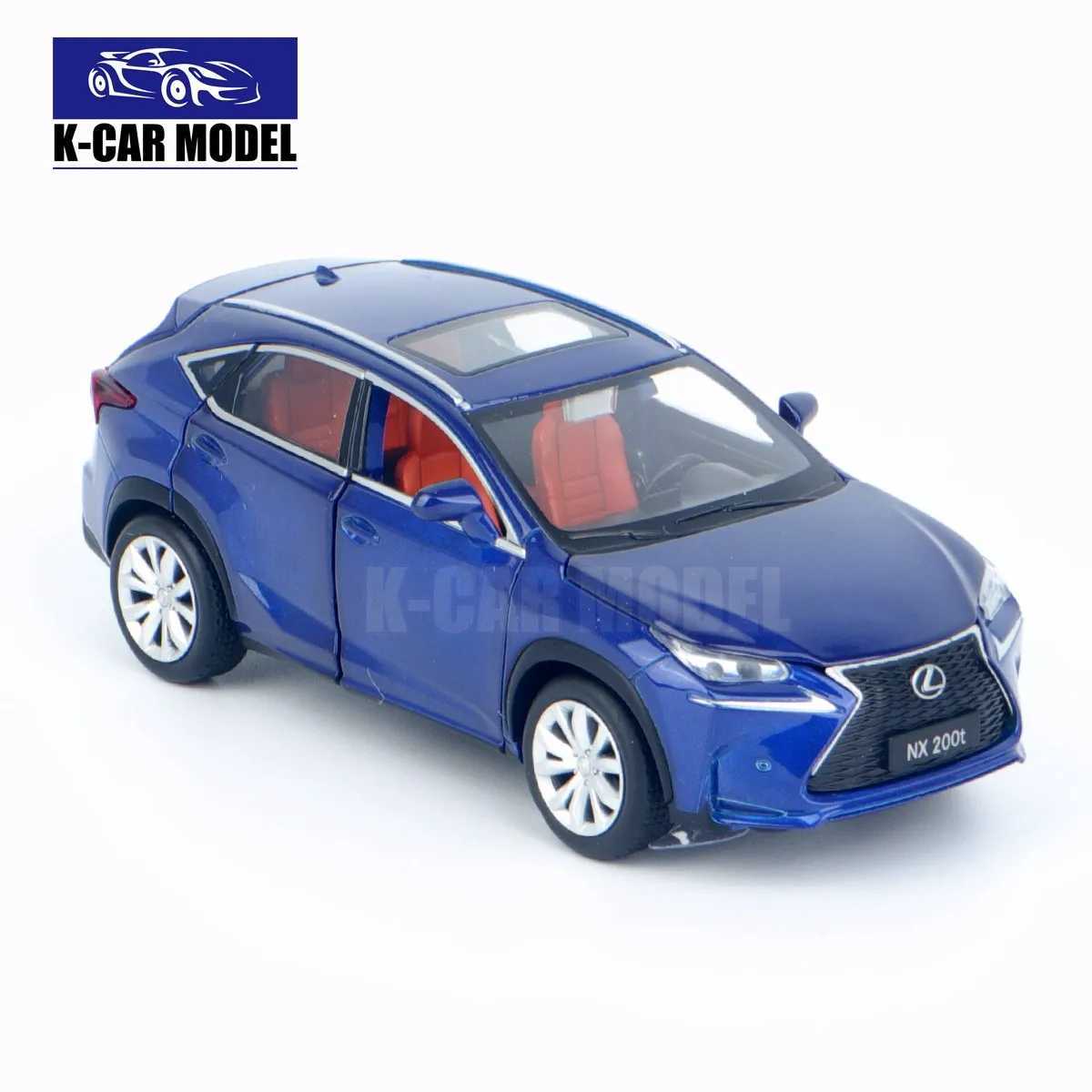 JKM 1/32 NX200T SUV sound light die-casting model toy car boy girl gift M241025