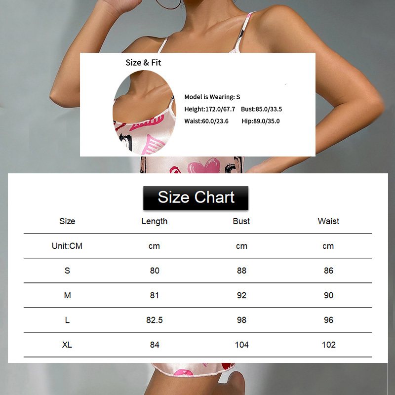 2025 Ladies Sg Nightgown Nightdress Women s Sexy gerie Silk fashion Satin Sleepwear ral Pinting Nightwear Homewear Mini Dress