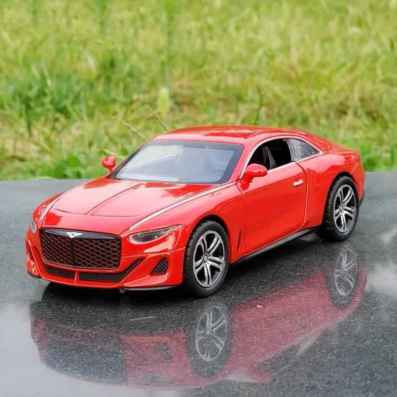 High Quality 1 32 Die Casting New Bentley Mulliner Alloy Model Metal Vehicle Simulation Sound Light Luxury Car Boy Gift Toy Series T241025