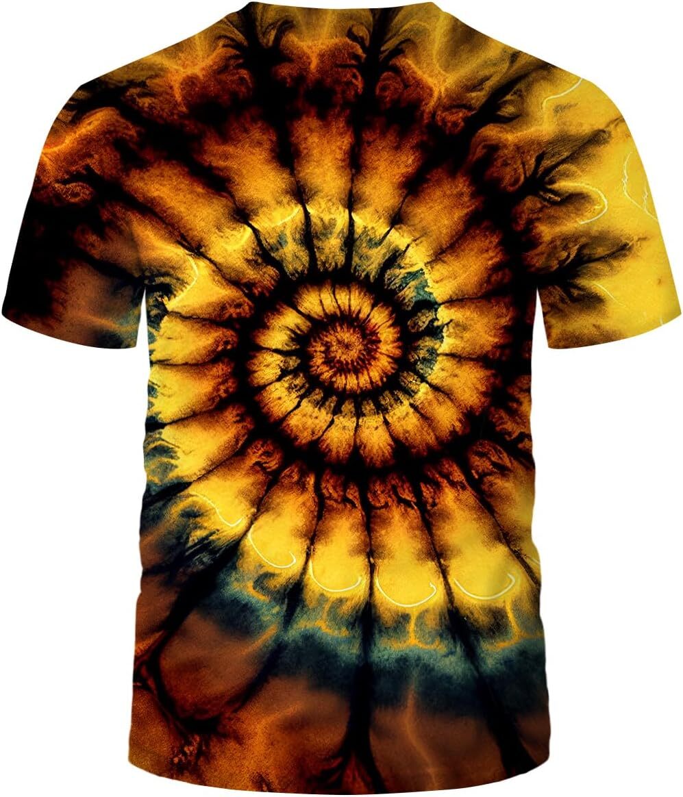 2025S Fashion Designer Mens T Shirt Unisex Cool Tie Dye Crew Neck Short Sleeve T Shirt Tee Casual Tops Summer Clothes Fashion Patterns