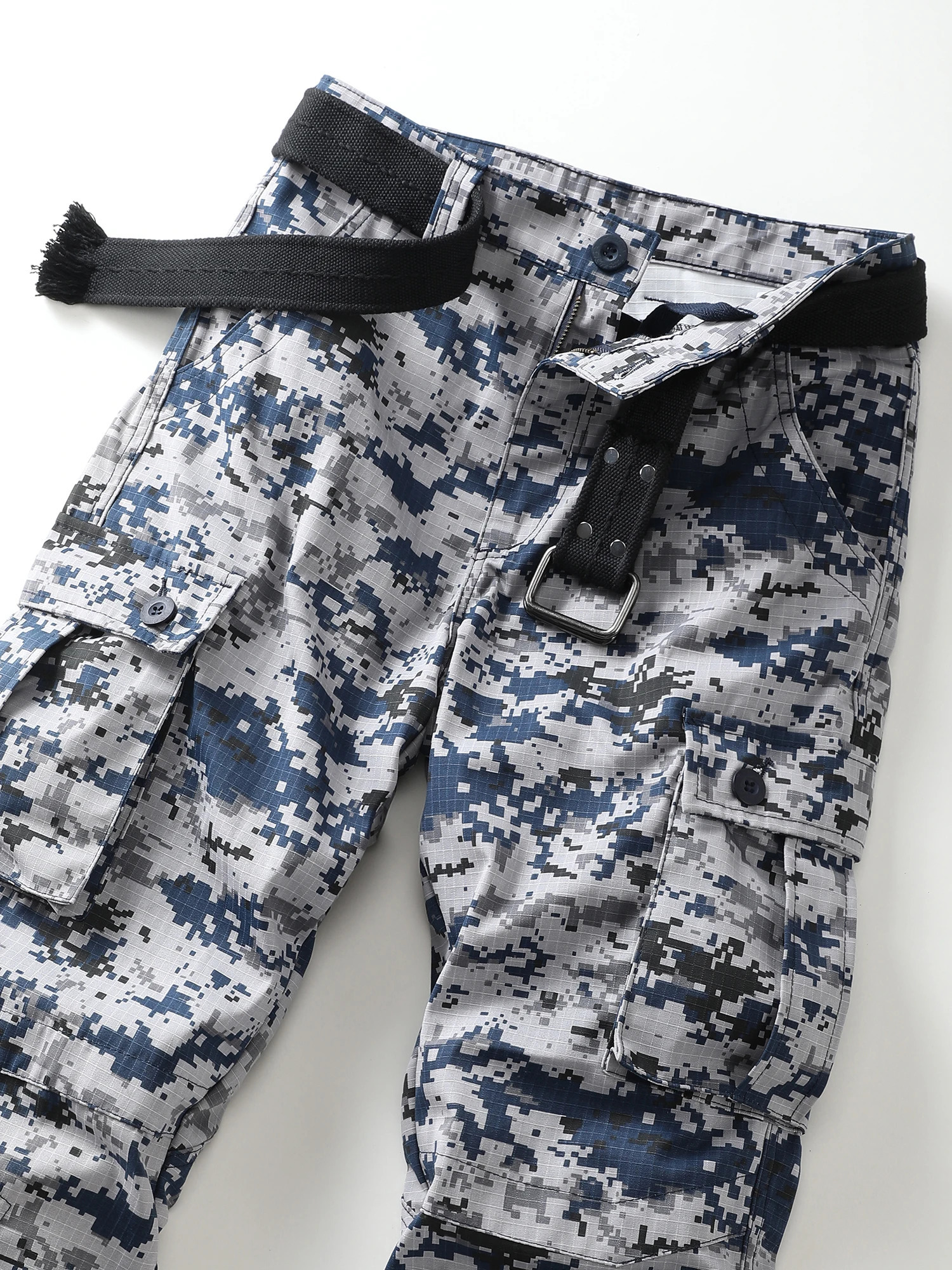 AKARMY Mens Cargo Pants Casual Camo Relaxed Fit Cotton Combat Camouflage Work with 8 Pockets Trousers Jogger 241021