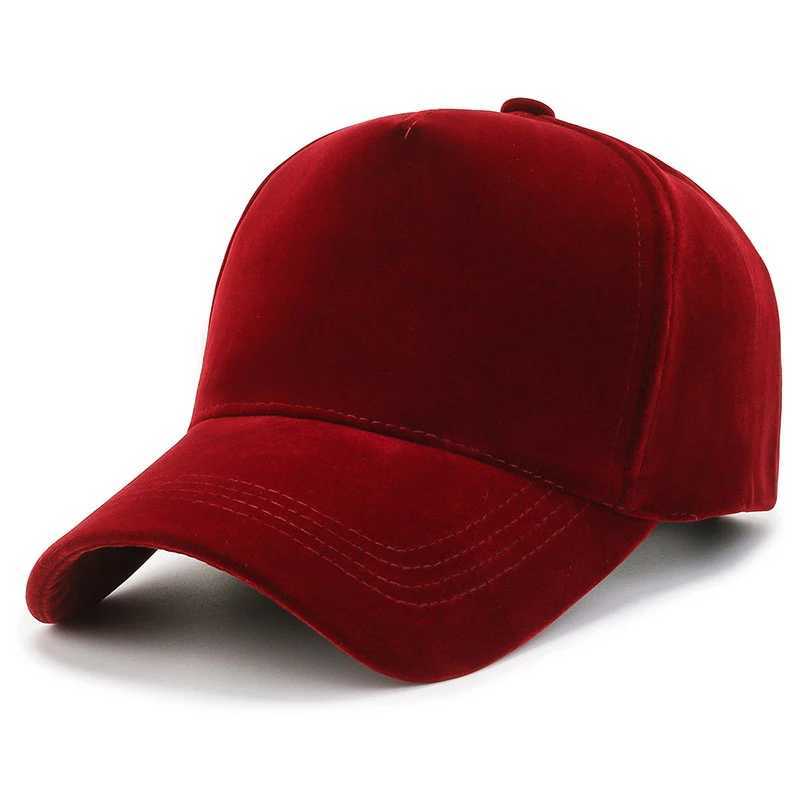 Golden Velvet Korean Hat Autumn Winter Outdoor Couple Hat Solid Color Sun Sunshade Hat Mens Baseball Hat Golf Hat X241026
