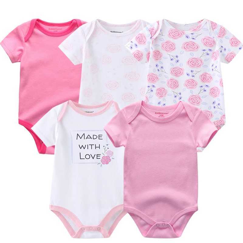 Baby Girls bodysuits short Sleeve cotton Bunny overalls infantis clothes Newborn boys baby Roupas de bebe outfit clothingXJ241025