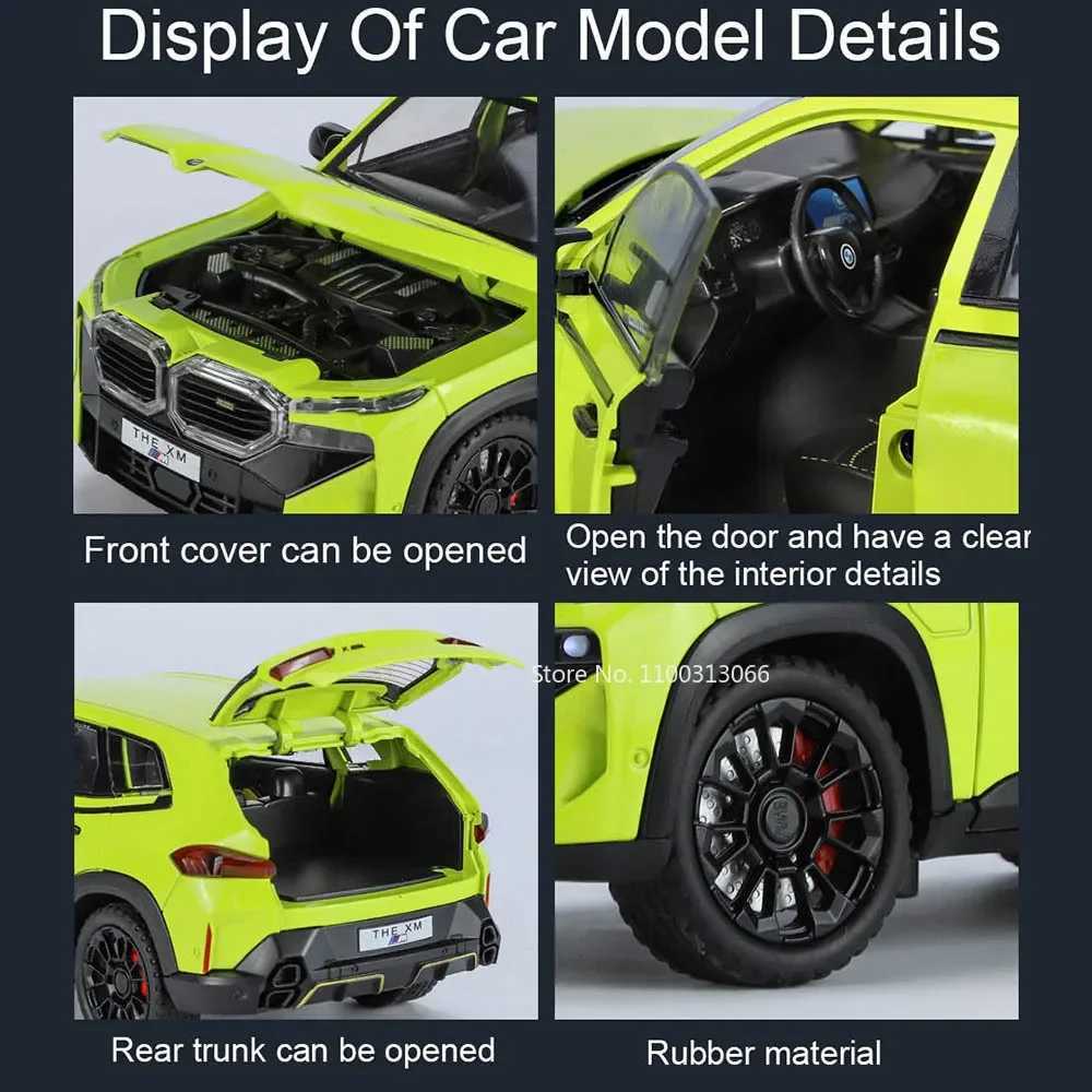 Free shipping 1/24 The XM Alloy Models Toy Diecasts Off-road Vehicles with Light Sound Pull Back Function SUV Car Toys for Kids Boys Gifts