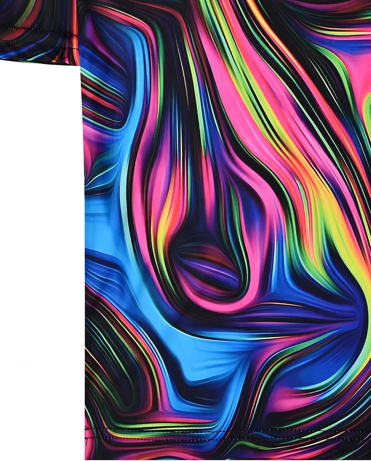 Mens T shirt Boys Colorful Neon T-Shirts 3D Printed Hippie Tee Graphic Design Tee Shirt tee Casual tops summer clothes Cool pattern