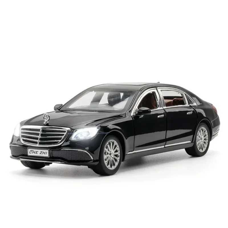 1 24 Mercedes Benz E300eL Car Model Sound and Lighting Collective Sound Micro Die Casting Toy Car Childrens Car Gift M241025
