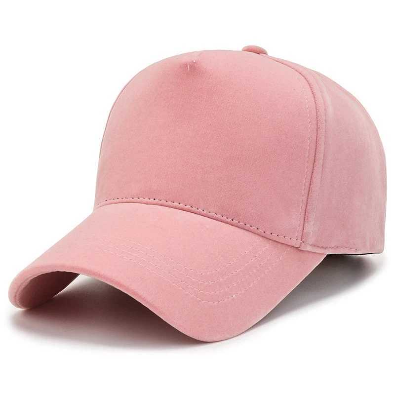 Golden Velvet Korean Hat Autumn Winter Outdoor Couple Hat Solid Color Sun Sunshade Hat Mens Baseball Hat Golf Hat X241026