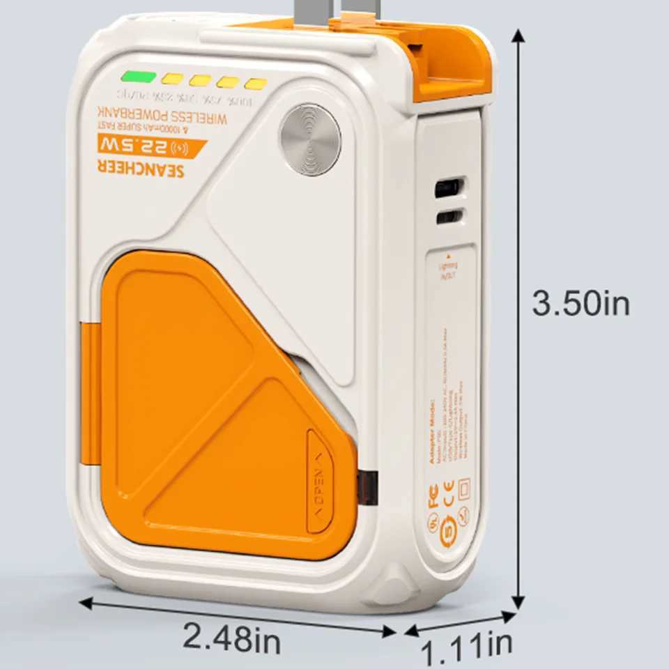 New Arrival 6-in-1 multifunctional power pack magnetic suction for wireless 10000mAh phone holder 22.5W fast charging Z241026
