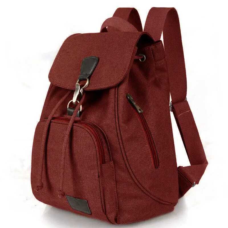 Women Backpack Fi All-Mah Canvas Lady Business Travel Leisure Canvas Bag Girl Large-Capacity Casual Anti-Theft SchoolbagXJ241026
