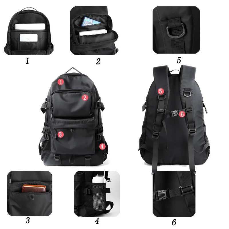 Laptop Backpack for Men Light Weight Casual Daypack Large Space Waterproof Travel Backpack School Bookbag for TeenageXJ241026