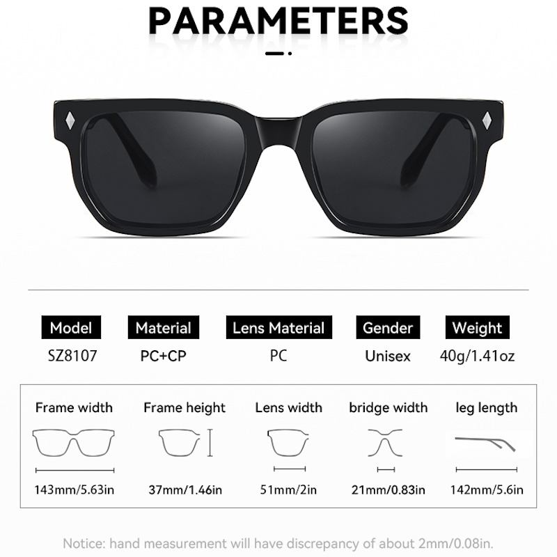 Retro Cat Eye Sunglasses Women Rectangle Cool Steampunk Thick Sun Glasses for Men y2k Wrap Around Cyberpunk Futuristic Personalized Shades UV400 Rivet