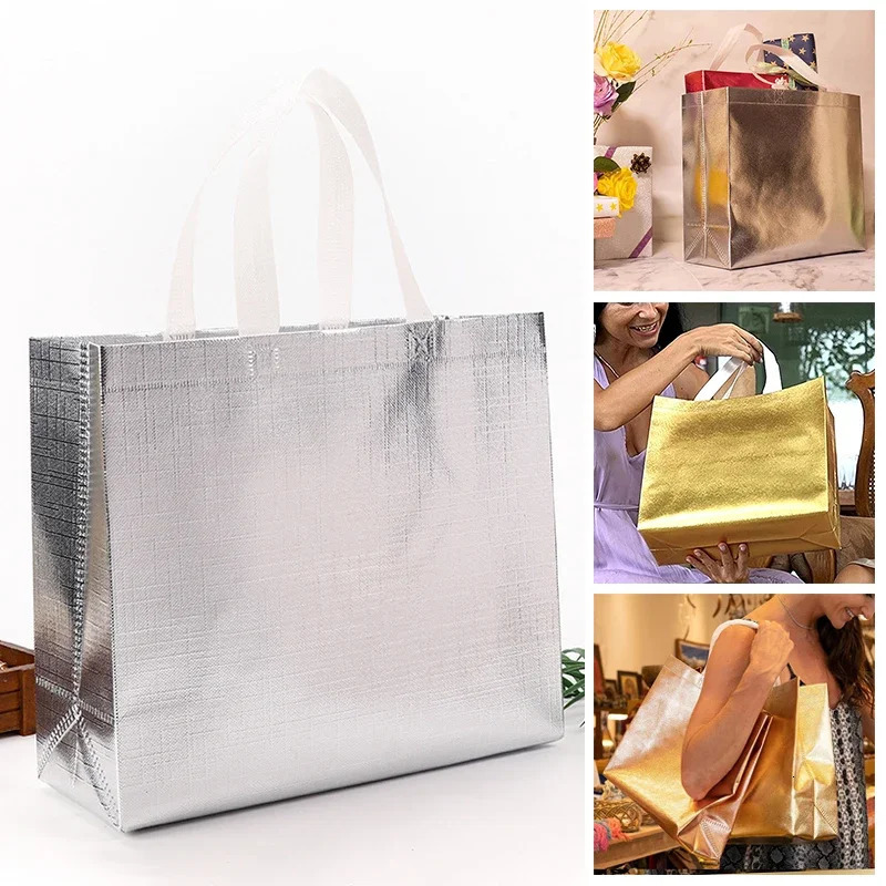 110PCS Reusable Gift Tote Shopping Bags Valentines Day Christmas Birthday Party Wedding Bachelor Party Supplies Gift Boxes Bag 241025