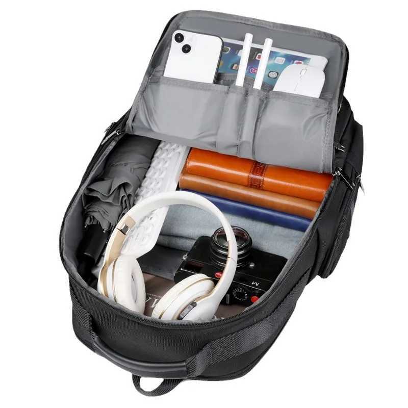 High Quality Design Mens Backpack Large Capacity 15.6 Computer Bagpack Travel Rucksack Unisex Shoulder Bag Student SchoolbagXJ241026