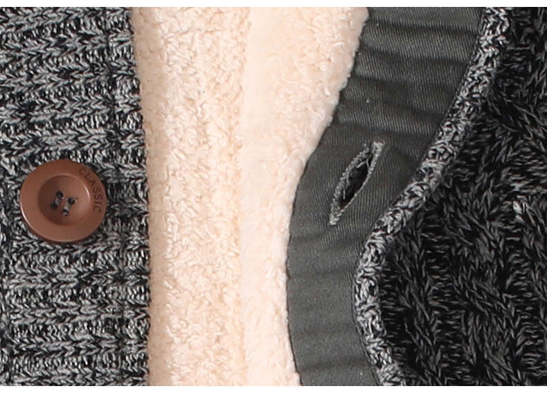 Cardigan Male Thicken Warm Wool Cashmere Winter Sweater Men Clothing Sweatercoat New Outwear Size 4Xl 5Xl 6Xl 7Xl