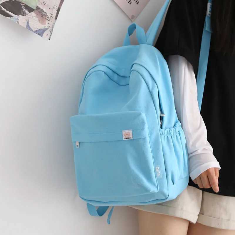 Female Department Plaid Backpacks for Women Waterproof School Backpack Bag Korean Large Capacity Shoulder School Bags RuckpackXJ241026