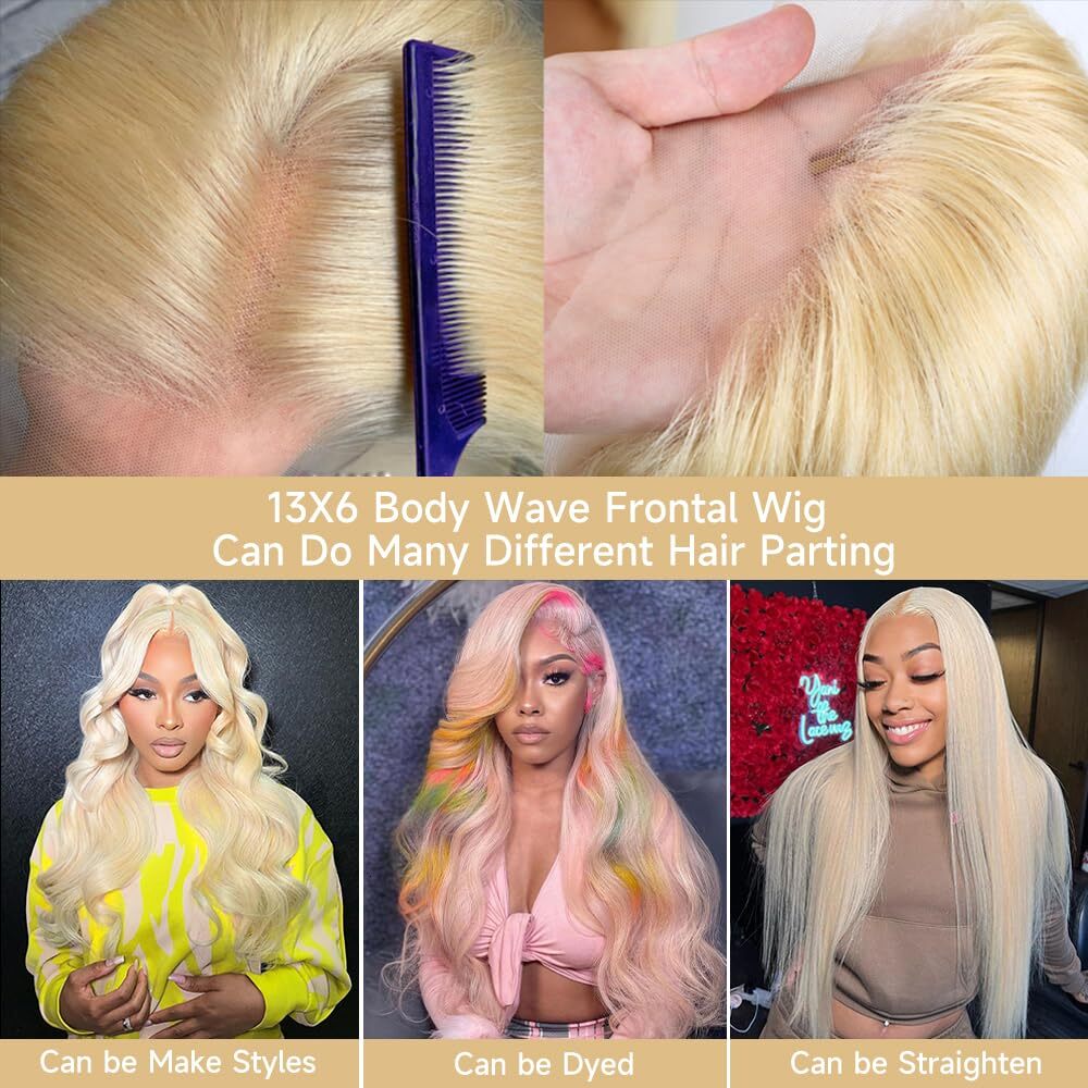 Sophianna 613 Blonde Body Wave 13x4 Wigs 13x6 Lace Front Wig Human Hair Brazilian For Woman